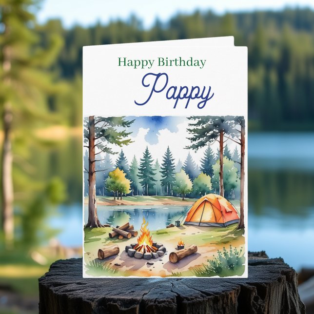 Happy Birthday Pappy | Campsite Poem Card (Creator Uploaded)