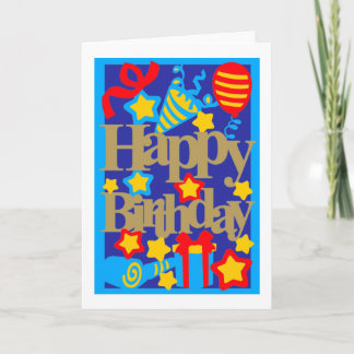 Happy Birthday Party Card