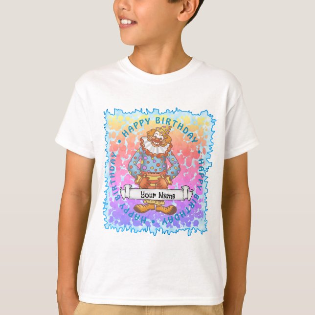 Happy Birthday Party Clown t-shirt (Front)