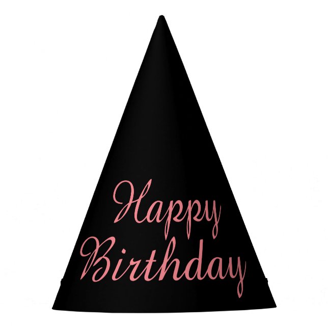 Happy Birthday Party Hat (Front)