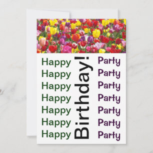 Happy Birthday Party Invitations Her 30th Birthday