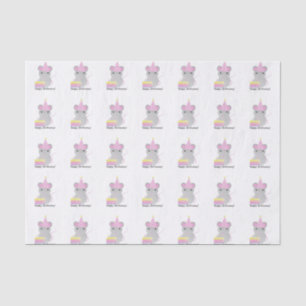 Happy Birthday Party Mouse Tissue Paper