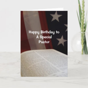 Happy Birthday PASTOR - BF Card