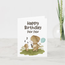 Happy Birthday Paw Paw - Pet Lover - Pet Birthday