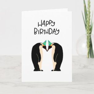 Happy Birthday Penguin card