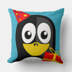 "HAPPY BIRTHDAY" PENGUIN CUSHION