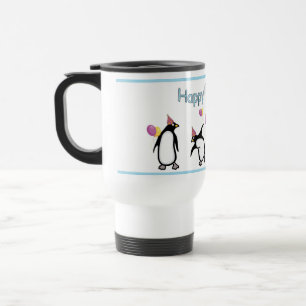 Happy Birthday Penguin Mug