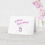 Happy Birthday Penguin Pink Balloons Winter Card<br><div class="desc">This birthday card is perfect for kids (and adults!) who are fans of penguins and the colour pink. :)</div>