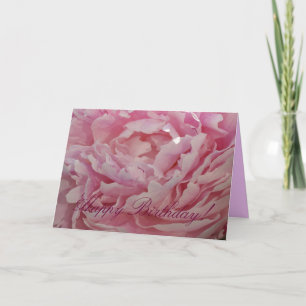 Happy Birthday Peony card