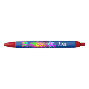 Happy Birthday Personalised Pen