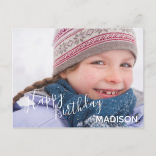 Happy Birthday Photo & Arrows- Birthday Postcard