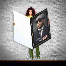 Happy Birthday Photo Custom Big 36 x 48 Inches