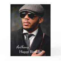 Happy Birthday Photo Custom Card