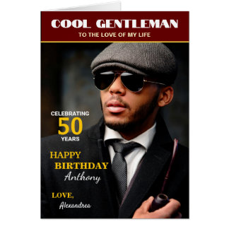 Happy Birthday Photo Magazine Cover Custom Card