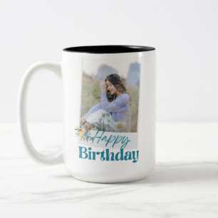 Happy Birthday Photo Mug Personalised Birthday