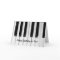 Happy birthday piano keys music card