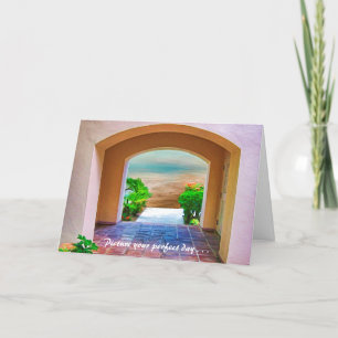 Happy Birthday -- Picture the Perfect Day . Holiday Card