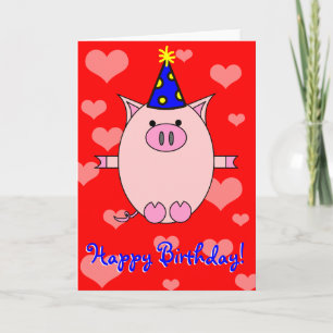 Happy Birthday! Piggy Power Card