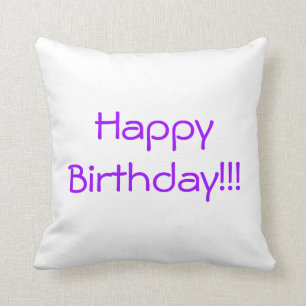 Happy Birthday pillow