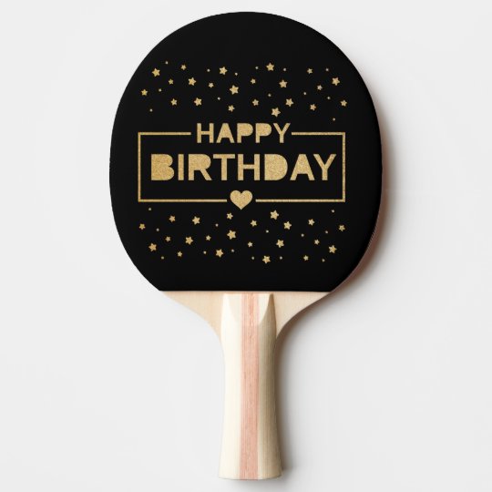Happy Birthday Ping Pong Paddle Zazzle Co Uk