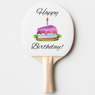 Happy Birthday! Ping Pong Paddle