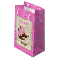 Happy Birthday Pink Cowgirl Boots & Bandanna