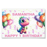 HAPPY BIRTHDAY PINK T REX