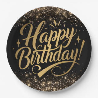 Happy birthday plate