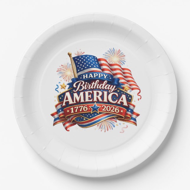 Happy Birthday Plates (Front)