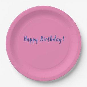 Happy Birthday Plates