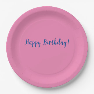 Happy Birthday Plates