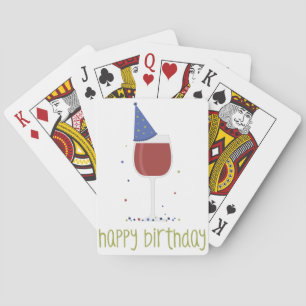 Happy Birthday Playing Cards