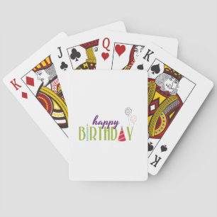 Happy BirthDay Playing Cards