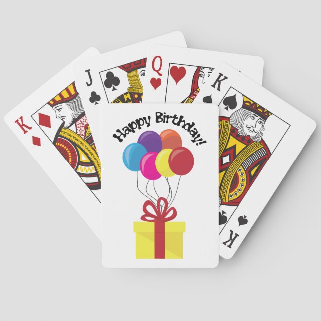 Happy Birthday! Playing Cards (Back)