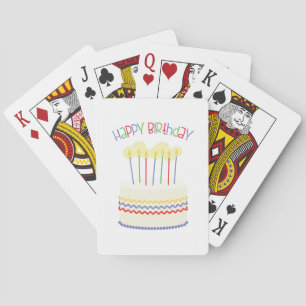 Happy Birthday Playing Cards