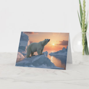 Happy Birthday Polar Bear Card