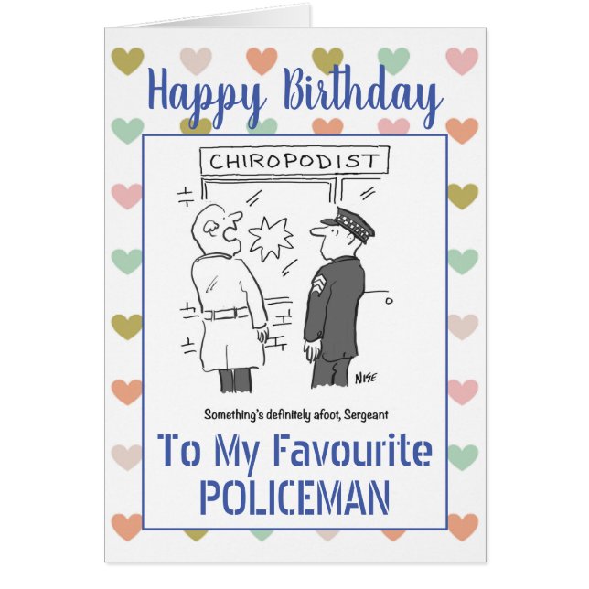 Happy Birthday Policeman (Front)