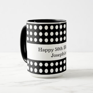 Happy Birthday Polka Dot Mug