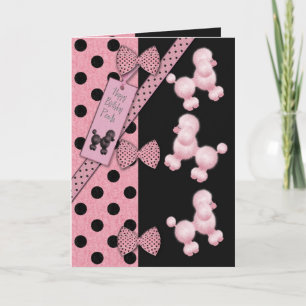 Happy Birthday Poodle Card