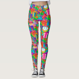 Women's Happy Birthday Leggings & Tights