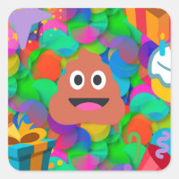 happy birthday poop emoji