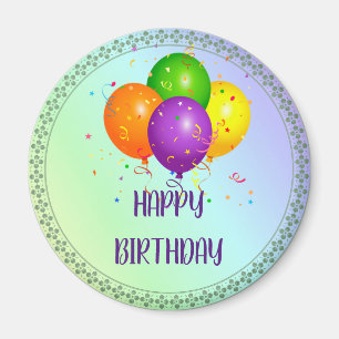 Happy Birthday, popular design, Magnet