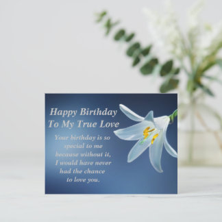 Happy Birthday post card