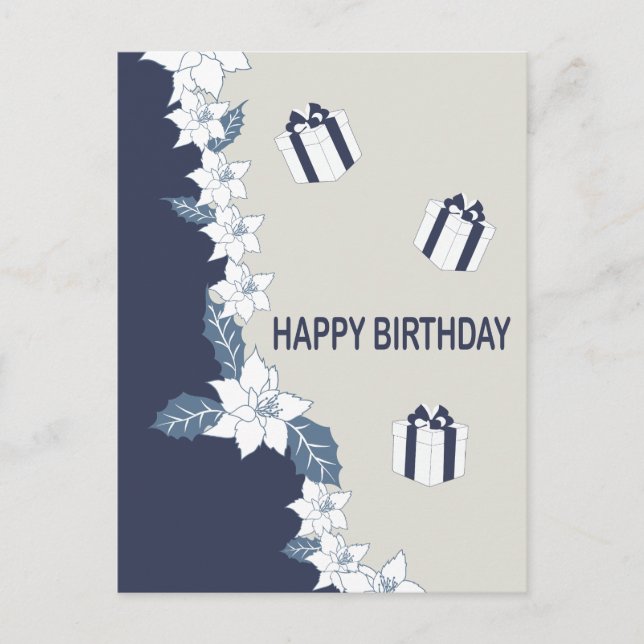Happy Birthday Postcard (Front)