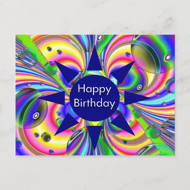 Happy Birthday Postcard (Front)