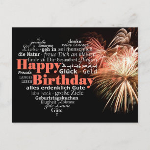 Happy birthday! postcard