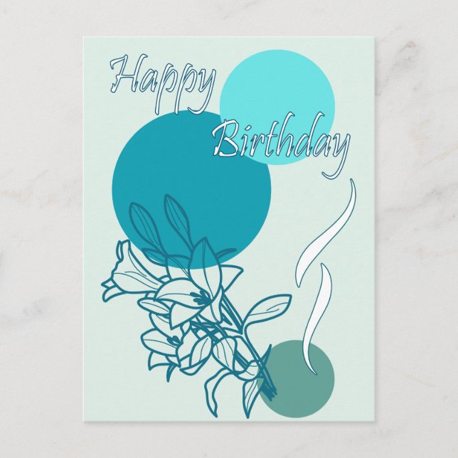 Happy Birthday Postcard (Front)