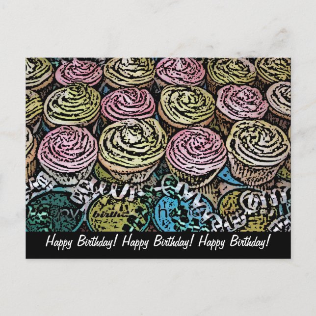 Happy Birthday! Postcard (Front)