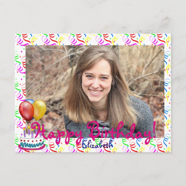 Happy Birthday Postcard (Front)