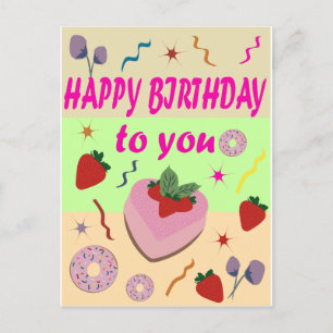 Happy Birthday Postcard